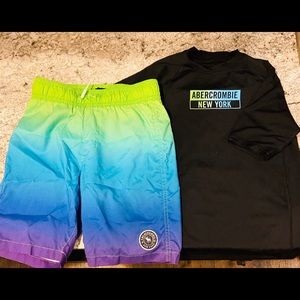 Boys Abercrombie swim set
